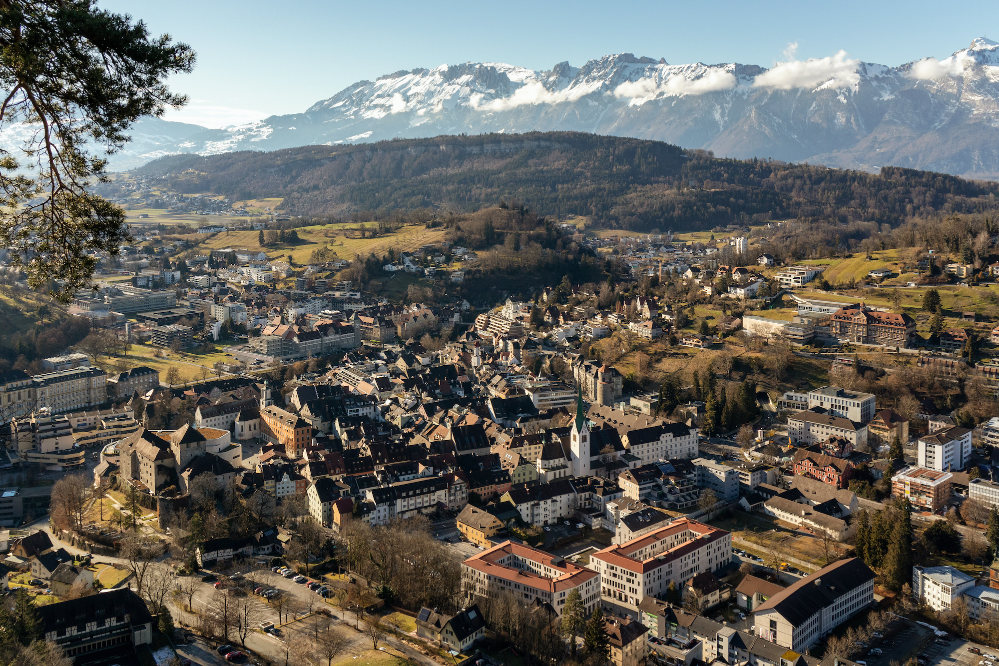 Stadt Feldkirch im Jänner